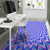 Blue Optical illusion Floor Mat-grizzshop