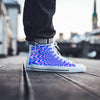 Blue Optical illusion Men's High Top Shoes-grizzshop