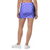 Blue Optical illusion Mini Skirt-grizzshop