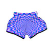 Blue Optical illusion Muay Thai Boxing Shorts-grizzshop