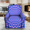 Blue Optical illusion Recliner Cover-grizzshop