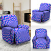 Blue Optical illusion Recliner Cover-grizzshop