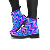 Blue Optical illusion Women's Boots-grizzshop