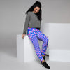 Blue Optical illusion Women's Joggers-grizzshop