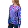 Blue Optical illusion Women's Sweatshirt-grizzshop