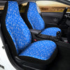 Blue Paisley Bandana Print Car Seat Covers-grizzshop