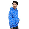 Blue Paisley Bandana Print Men's Hoodie-grizzshop