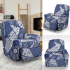 Blue Patchwork Pattern Print Recliner Cover-grizzshop