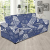 Blue Patchwork Pattern Print Sofa Covers-grizzshop