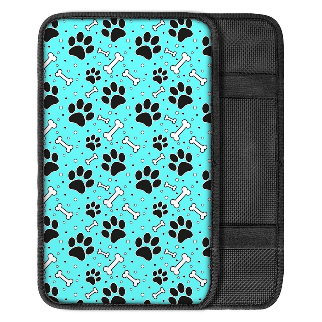 Blue Paw Car Console Cover-grizzshop