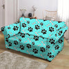 Blue Paw Loveseat Cover-grizzshop