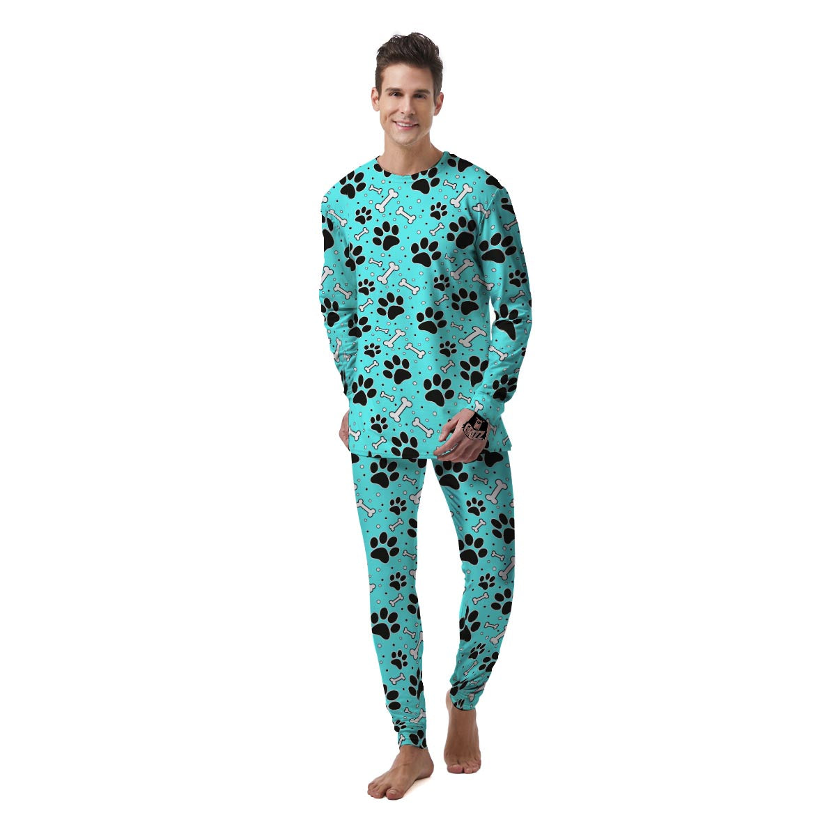 Blue Paw Men's Pajamas-grizzshop