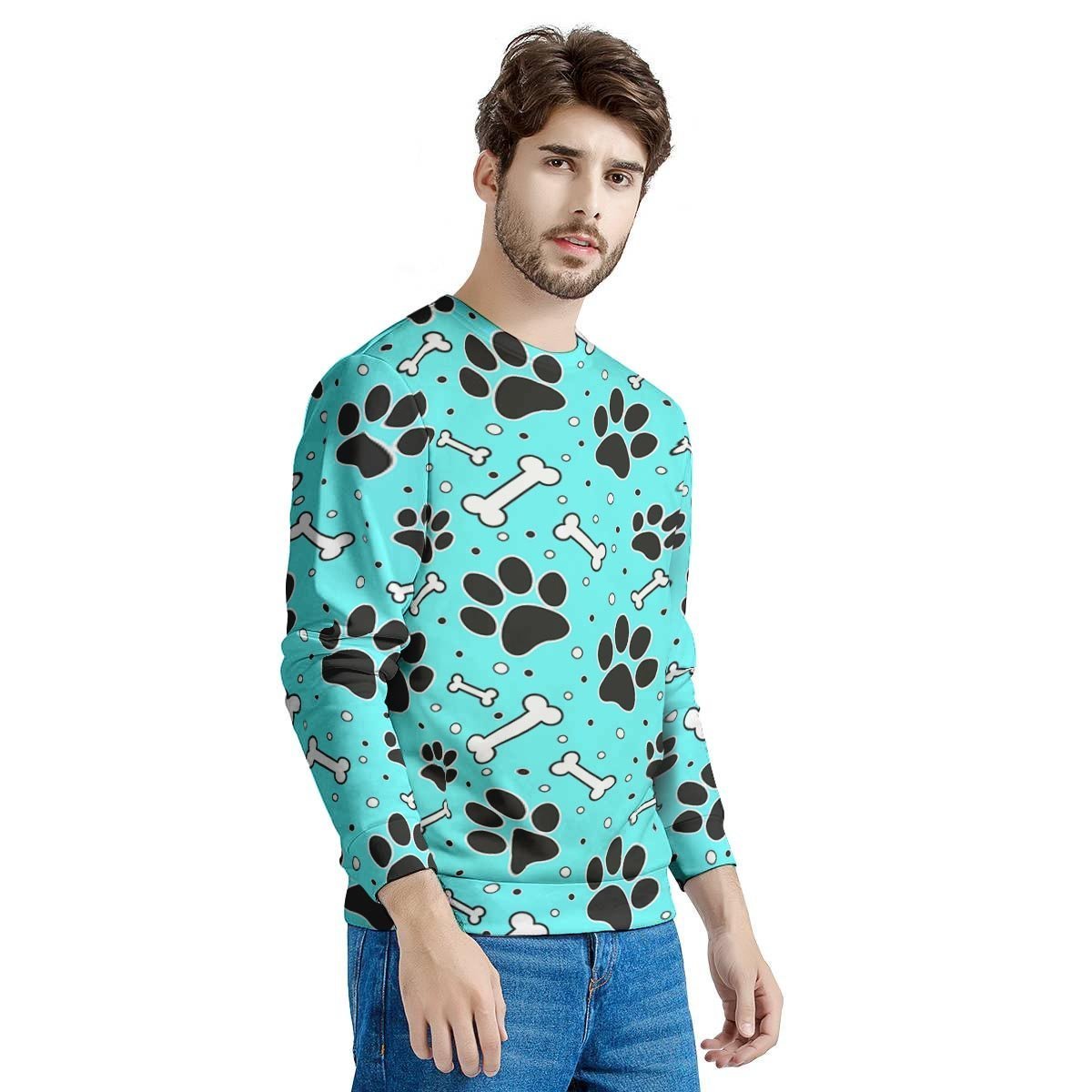 Blue Paw Men's Sweatshirt-grizzshop