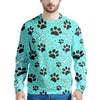 Blue Paw Men's Sweatshirt-grizzshop