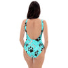 Blue Paw One Piece Swimsuite-grizzshop