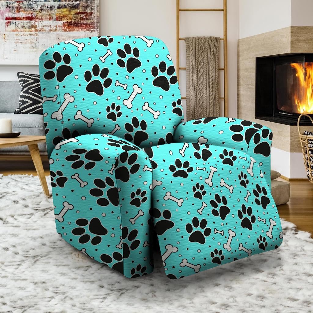 Blue Paw Recliner Cover-grizzshop