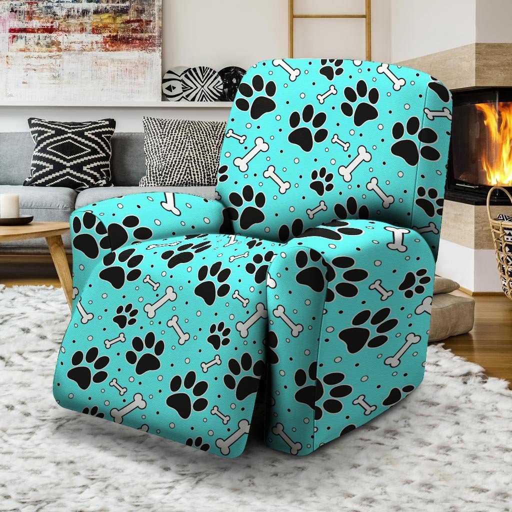 Blue Paw Recliner Cover-grizzshop