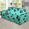 Blue Paw Sofa Cover-grizzshop