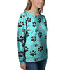 Blue Paw Women's Sweatshirt-grizzshop