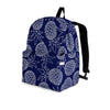 Blue Pine Pineapple Print Backpack-grizzshop