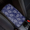 Blue Pine Pineapple Print Car Console Cover-grizzshop