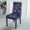 Blue Pine Pineapple Print Chair Cover-grizzshop