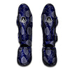 Blue Pine Pineapple Print Muay Thai Shin Guard-grizzshop