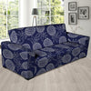 Blue Pine Pineapple Print Sofa Cover-grizzshop