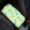 Blue Pineapple Print Car Console Cover-grizzshop