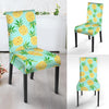 Blue Pineapple Print Chair Cover-grizzshop