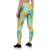 Blue Pineapple Print Women's Leggings-grizzshop