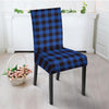 Blue Plaid Chair Cover-grizzshop