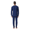 Blue Plaid Men's Pajamas-grizzshop