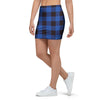 Blue Plaid Mini Skirt-grizzshop