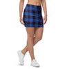 Blue Plaid Mini Skirt-grizzshop