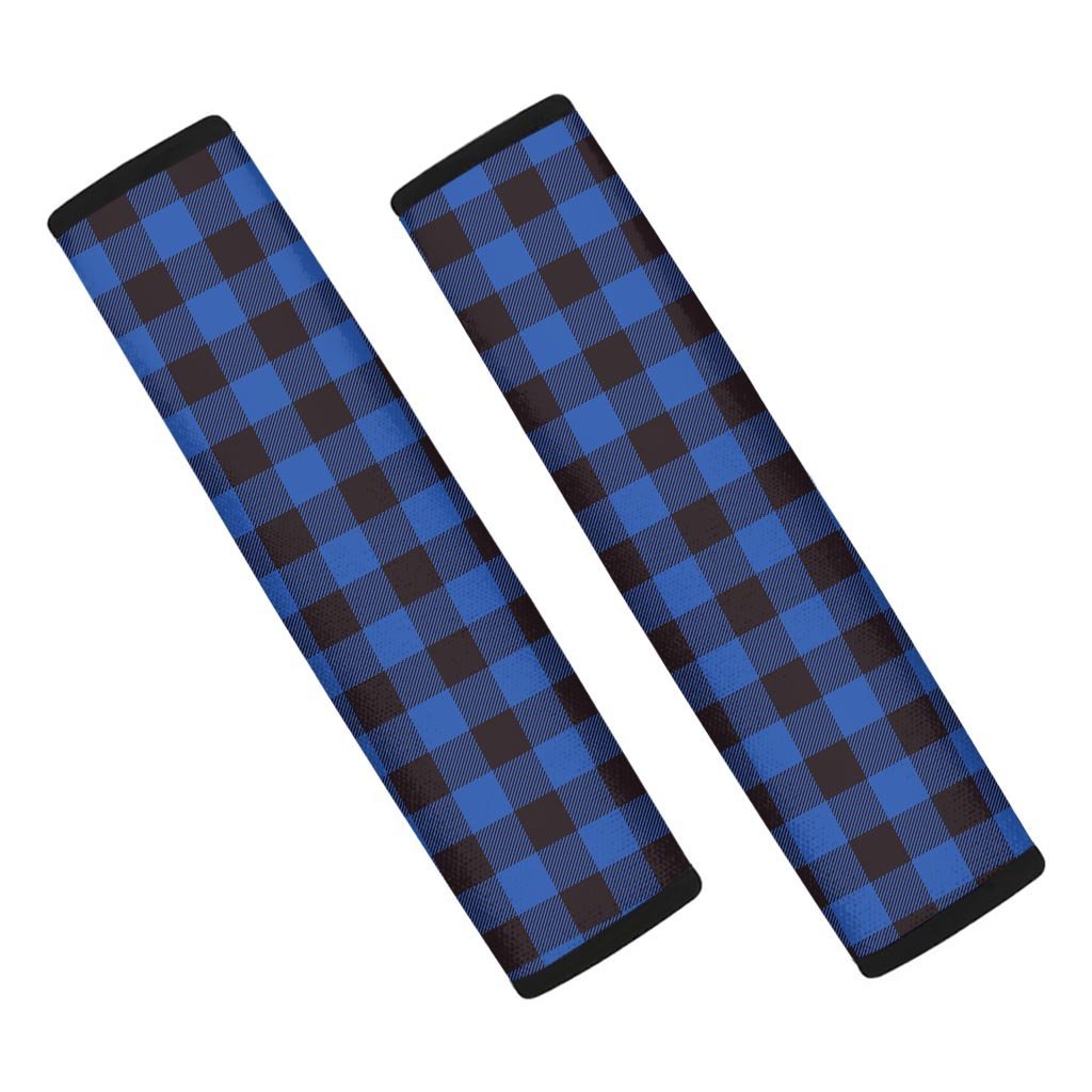 Blue Plaid Seat Belt Cover-grizzshop