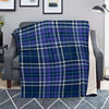 Blue Plaid Tartan Blanket-grizzshop