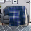 Blue Plaid Tartan Blanket-grizzshop