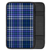 Blue Plaid Tartan Car Console Cover-grizzshop