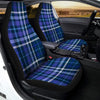 Blue Plaid Tartan Car Seat Covers-grizzshop