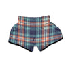 Blue Plaid Tartan Muay Thai Boxing Shorts-grizzshop