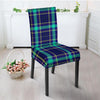 Blue Plaid Tartan Print Chair Cover-grizzshop