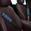 Blue Plaid Tartan Print Seat Belt Cover-grizzshop