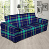 Blue Plaid Tartan Print Sofa Cover-grizzshop