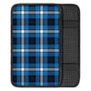 Blue Plaid Tartan Scottish Car Console Cover-grizzshop