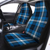 Blue Plaid Tartan Scottish Car Seat Covers-grizzshop