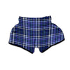 Blue Plaid Tartan Scottish Muay Thai Boxing Shorts-grizzshop