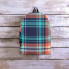 Blue Plaid Tartan Scottish Print Backpack-grizzshop