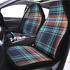 Blue Plaid Tartan Scottish Print Car Seat Covers-grizzshop