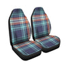 Blue Plaid Tartan Scottish Print Car Seat Covers-grizzshop